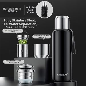 Large Capacity Stainless Steel Tea Separation Thermal Bottle