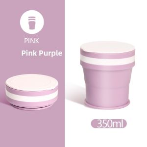 OUHUAGUAN | Travel Foldable Cup Portable Heat Resistant Water Cup