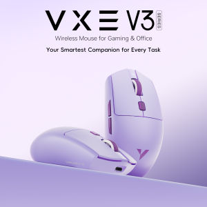 ATK | ATK VXE Dragonfly V3 PRO Bluetooth Gaming Mouse PAW3395SE 2.4G Wireless E-sports Mice Rechargeable Lightweight Ergonomic