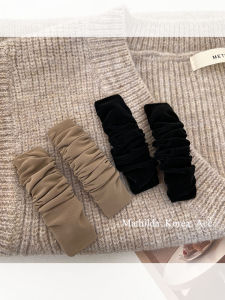 Fashionable Ins Ladies Folded Fabric Hair Clips Candy Color Side BB Clip Hair Accessories Korean Style Fresh out Fashion