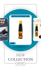 Indofood Kecap Manis & Gurih 135ml Botol Kecil