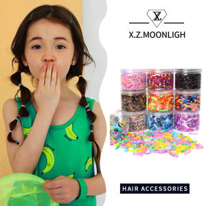 X.Z.MOONLIGH Small Rubber Band: Black Headband Hair Accessories