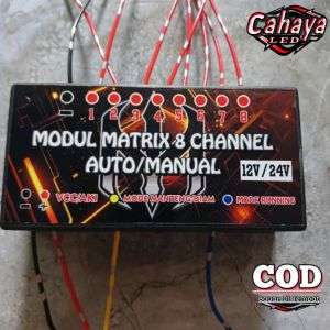 modul matrik 8 chanel 10 mode auto dan manual  12volt-24volt car