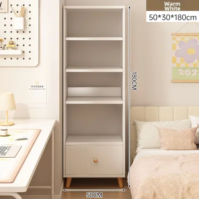 Corner Small Bookshelf Storage Cabinet