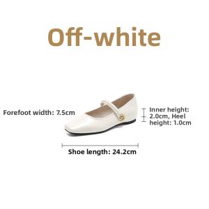 Josiny | Elevated Heel New Flats Mary Janes Shoes