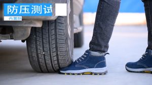Brand GenGeGo COD (Datang Dalam 3 Hari)Sepatu Safety Boots Pria Cowok Touring Tracking Ujung Besi Kerja Proyek Olahraga Safety Shoes Men Women