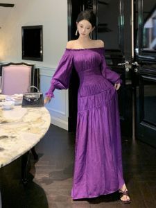 CHANGTONG | Korean Style Unique and Elegant One-Shoulder Dress