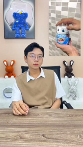 Chai Thả Tẩy Vệ Sinh Làm Thơm Bồn Cầu Toilet Hando 200G (2200 lần xả nước)