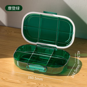 กล่องเก็บยาแบบพกพาความจุขนาดใหญ่สำหรับการเดินทางแบบญี่ปุ่น 7 วัน กล่องเก็บยาแบบปิดแน่นสำหรับเก็บยาเม็ดและยาแท็บเล็ต