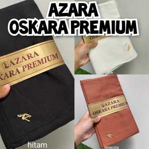 PALING LARIS!! Kerudung Segi Empat Azara Oskara Premium Lasercut LC Rapih Hijab Segi Empat Anti Letoy Polos Oskara Premium Azara Super Fashion Warna Lengkap Seragaman Formal Pesta Plat Logo AZ Jilbab Murah Berkualitas