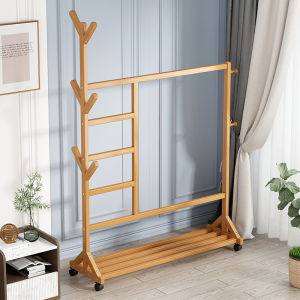 YUHONG | Modern Minimalist Wooden Clothing Rack