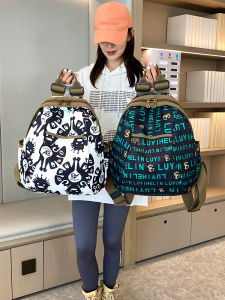 Casual Oxford Cloth Backpack Lightweight Travel Womens Bag Large Capacity Multi-Functional Mommy Bag Fashionable Versatile Bookbag