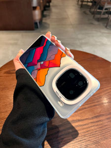 Minimalist Colorful Mountain Peak High-End Silicone Phone Case for IQOO13 Full Cover Anti-Fall Soft pro Protection for Men And Women