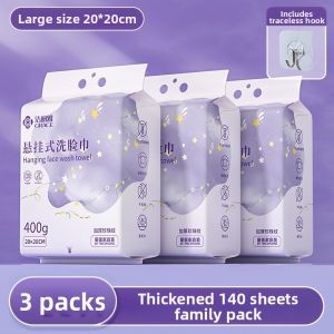 GRACE | Disposable Thick Large Hanging Facial Towel Family Pack