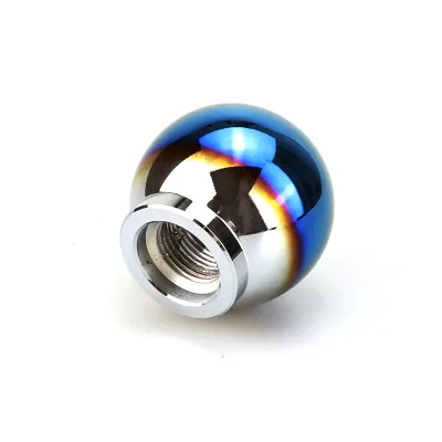 3 Style Car Universal Gear Shift Knob MT Burnt Blue Gear Stick Lever Shifter Knob Handle Ball Aluminum 4.6cm/8cm