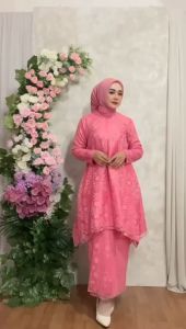 Setelan Kebaya NUR AZIZAH Jumbo Ld 120cm Kebaya Melayu terbaru