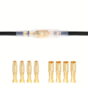 50pairs 4mm Car Bullet Connector With Insulator Sleeve Cover Terminal For Cable Wire