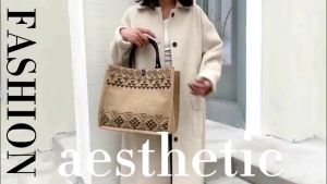 Baobao Womens 2024 New Internet Celebrity Fashion Wheel Flower Fresh and Simple Open Handheld Linen Bag