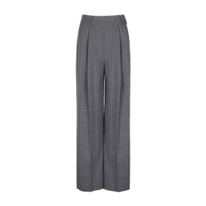 Gentle Elegant Style Wool Striped Womens Suit
