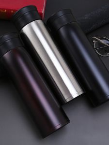 Punk Style 304 Stainless Steel Inner Business Water Bottle Insulated Cup Seamless Shipping Nordic Style Water Bottle for Daily Use