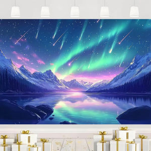500 1000 1200 2000pcs Jigsaw Puzzle Flat Aurora Night Sky Landscape Colorful Northern Lights For Adults Family Fun Brain Teaser