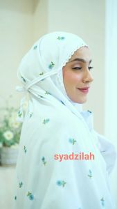 Mukena Terusan Syadzilah Bordir Seribu Bunga Aster