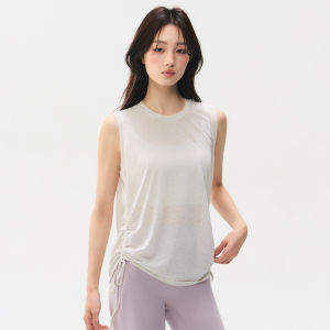 MITAOGIRL | Breathable Loose Round Neck Yoga Cover-up