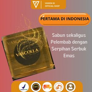 Glow & Bright Soap Vascolla Sabun Kecantikan Serpihan Serbuk Emas