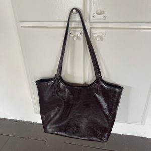 Tote Bag for Women PU Leather Tote Bag Soft Leather Simple Shoulder Bag for Work School Shopping[Winnereco World]