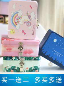 Large Capacity Rectangular Iron Box Storage Organizer for Cosmetics Miniature Horse Mouth Iron Box Exquisite Storage Solution