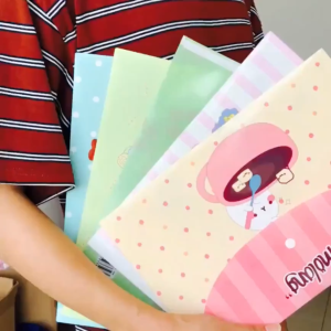 YTL ซองเอกสาร ลายการ์ตูน ดอกไม้ ขนาดA4 อุปกรณ์สำนักงาน เครื่องเขียน อุปกรณ์การเรียน