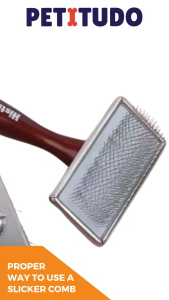 Professional Pet grooming Slicker Comb. Used by professional groomer for dematting and deshedding. For cats and dogs