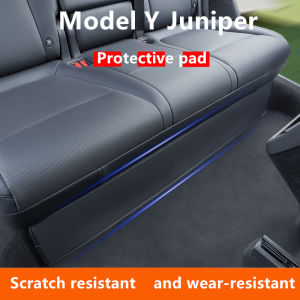 For Tesla Model Y Juniper Seat Anti Dirt Foot Mat Automotive Parts Rear Lower Seat Protective Pad Interior Easy to Clean