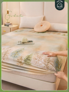 Preshrunk Softened Pure Cotton Thick Bed Protector