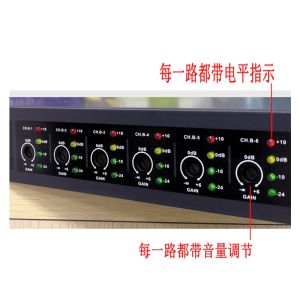 New Professional Audio Signal Distributor Two-in-Twelve-out Full-Card Dragon Balanced Input and Output Audio Mail Distributor