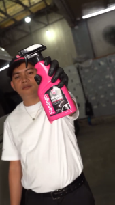 Flamingo Tire Shine Silicone Based 500ml Wet Look Tire Black Spray Long Lasting Deep Gloss Tire Dressing Coating