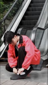 EMOE - sepatu Slip on tekno all black/sepatu slip on terbaru/sepatu casual/sepatu santai OOTD