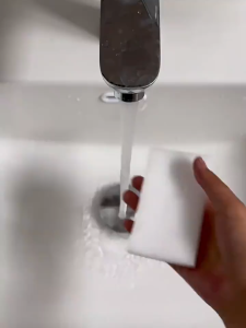 10 pcs 3mm Microfiber Magic Eraser Cube - High-Quality Multi-Surface Cleaning Sponge for Kitchen Bathroom and General Clean-Up