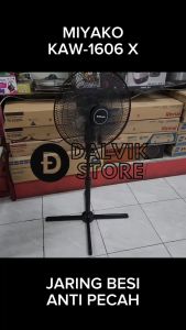 KIPAS ANGIN BERDIRI 16 INCH  MIYAKO KAS-1606 X STAND FAN GARANSI RESMI 5 TAHUN