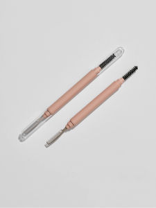 Star Pocket Double-Headed Steel Needle Lash Comb Spiral Eyebrow Brush Steel Comb Mascara Combing Root and Eyebrow Trimming Respectively