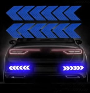 Decal dán xe oto đề can dán xe ô tô bộ 12 miếng phản quang 3m