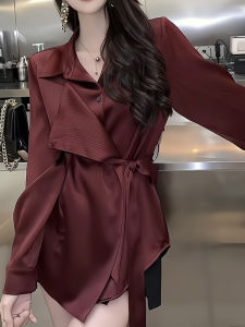 Elegant Fashionable Shirt Beautiful Spring Summer 2025 New Womens High-End Sensation Shirt Stylish Top for All Body Types