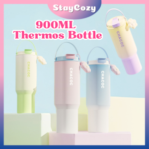 900ML Thermos Bottle 304 Stainless Steel Portable Water Bottle With Handle Large Capacity Leakproof Vacuum Flask Portable for Home and Office