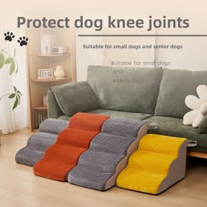Pet Stairs Assistance Bedside Dog Ramp Mat Footstep Small Medium Size Dog Cat Climbing Ladder Elderly Dog Pet Supplies