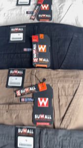 Celana Panjang Chino JUMBO Non Stretch SUWALL Lokalan Bahan Katun Twill Size 28 - 44