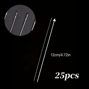 25 Ultra-Fine Beading Needles- Durable Steel Needles for Handmade Jewelry Sewing & Beadwork - DIY Craft Supplies & Tools