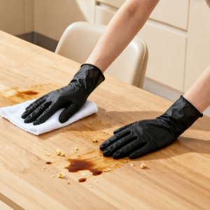 Intco | Powder Free High Elasticity Waterproof Acid Alkali Resistant Kitchen Gloves