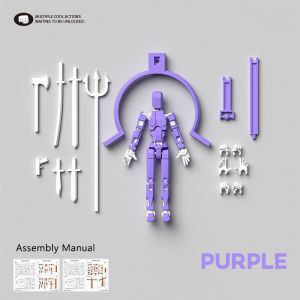 Magnetic Attraction 3D Printed Mannequin Dummy 13 Multi-Jointed Movable Shapeshift Robot Assembly Action Figure Toys Gifts