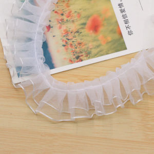 1 Mét Vải Voan Organza Xếp Ly Bèo Nhún Làm Viền Trang Trí Cho Cổ Áo Hoa Váy May Mặc Phụ Kiện Tự Làm & Phụ Kiện Tóc