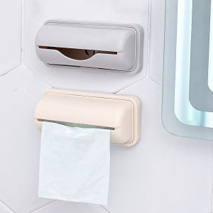 Trash Bags Storage Box Toilet Tissue Paper Roll Holder Garbage Bag Dispenser Wall Mounted Grocery Bag Holder